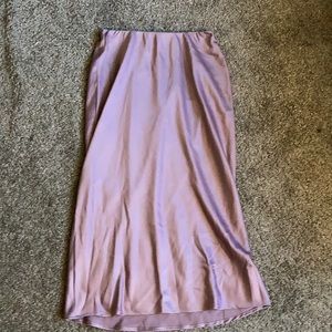 A New Day Target Mauve Satin Slip Skirt